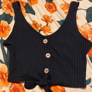 Worn once. Black tank top. Large but runs small.